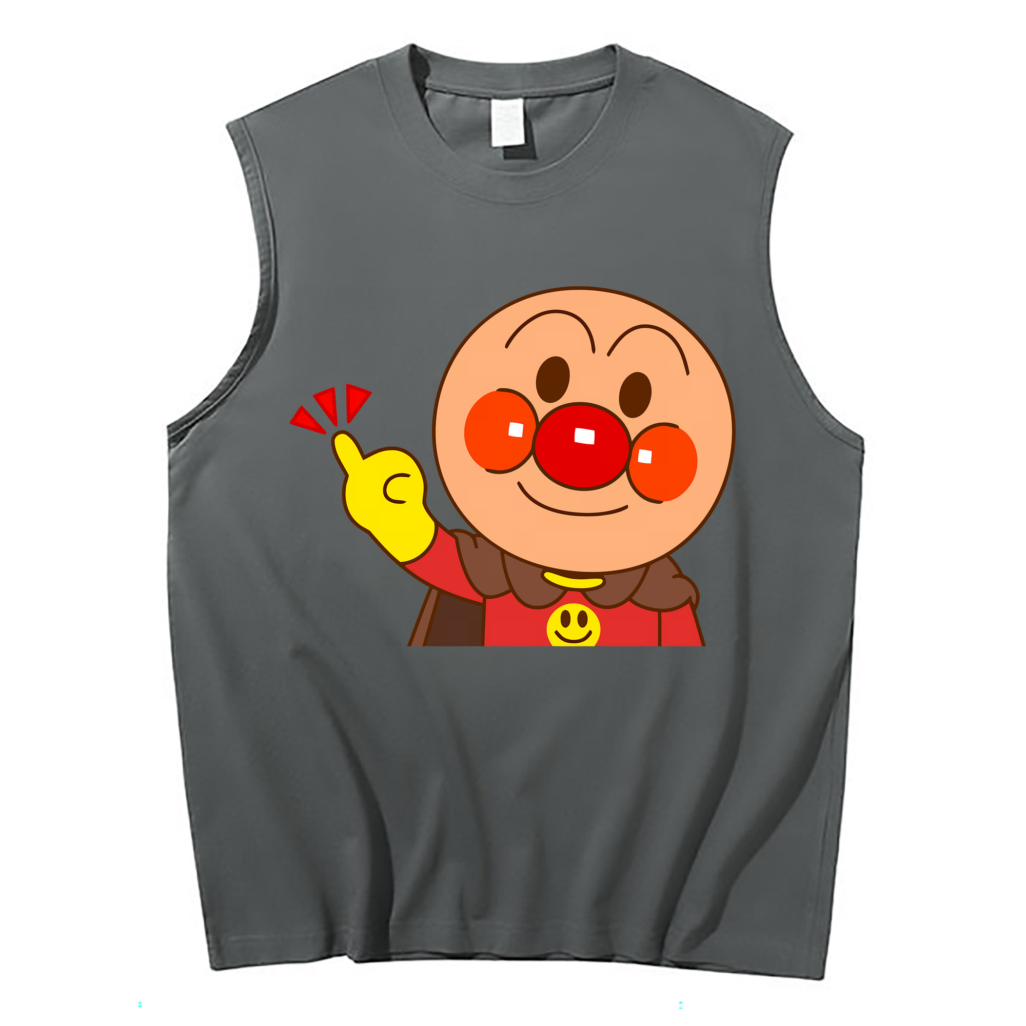 （画像用） アンパンマン Anpanman コットン100％タンクトップ（フロントプリント）